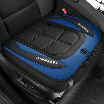 Cushion for Cars, Single Seat Main: Four Seasons Pad - black-blue-universal