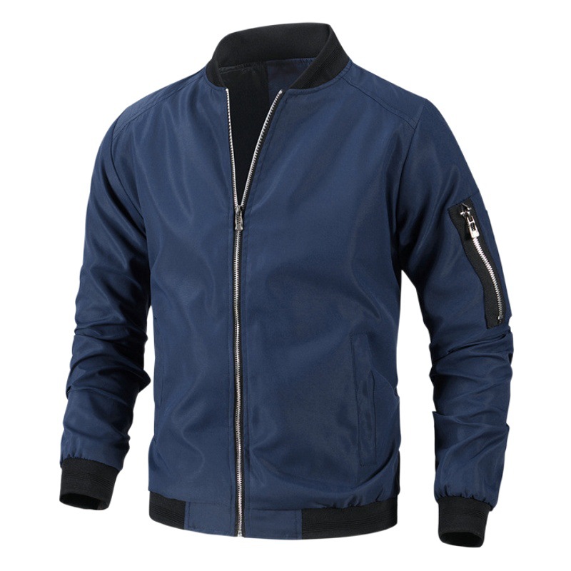 Chaqueta de hombre AliExpress Amazon Wish chaqueta de hombre otoño uniforme de béisbol de comercio exterior más tamaño chaqueta casual hombres