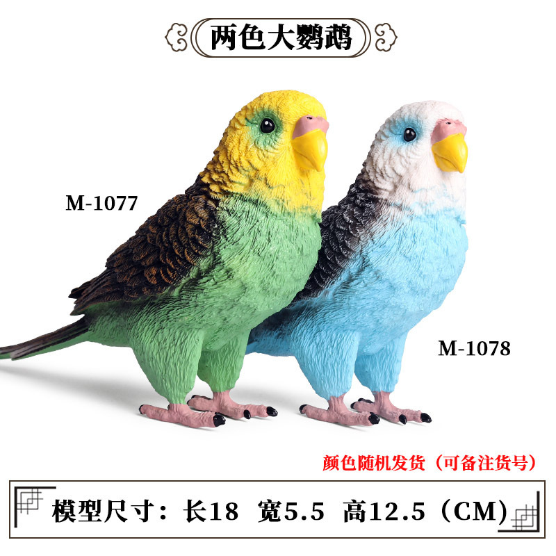 Large parrot (2 -color random hair 1) 0.3kg