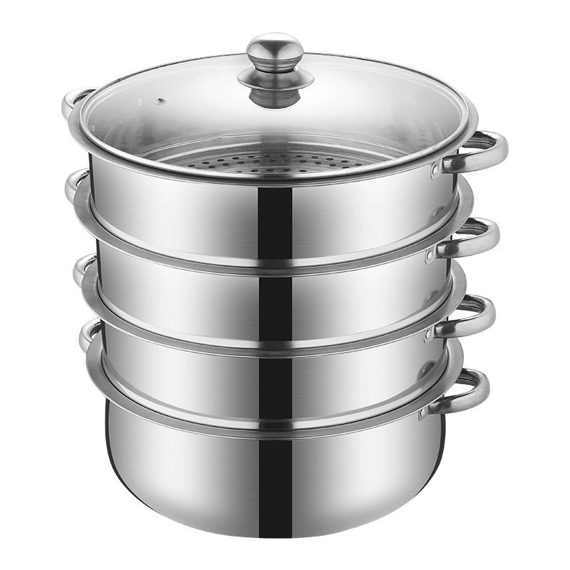 Multilayer electromagnetic universal steamer stainless steel, three-layer veil