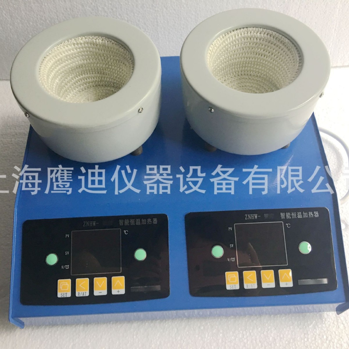 实验室加热设备 上海多联ZNHW-DL 两联数显智能恒温电加热套