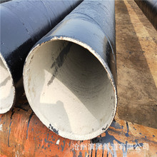 河北防腐钢管厂家 水泥砂浆衬里防腐螺旋焊接钢管