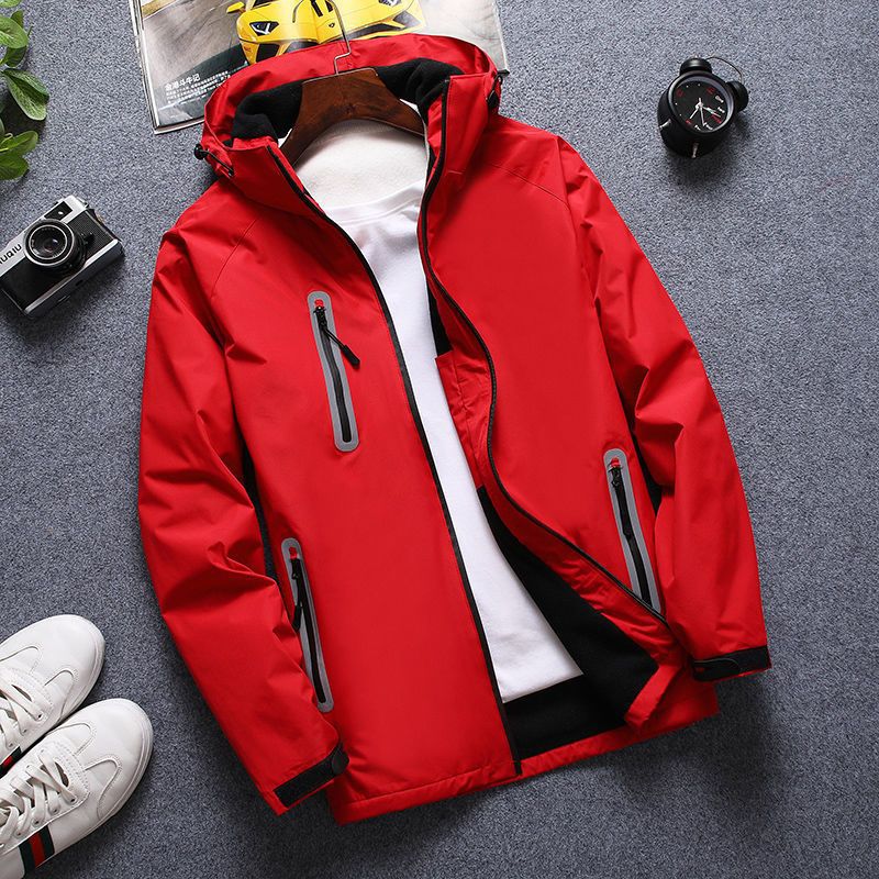 Large Windbreak keep warm Pizex coverall spring and autumn Three quarters outdoors Pizex Plush Internal bile Mountaineering suit