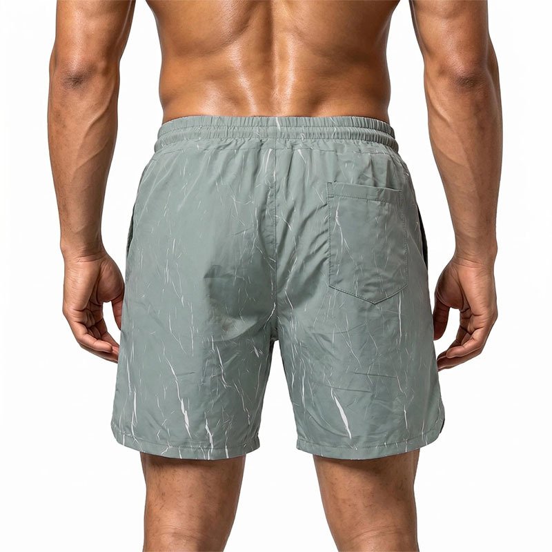 Men's Clothing Men's Plus Size Shorts Summer Outerwear Quick Drying Camouflage Beach Shorts For Men Straight Leg Lightning Pattern_viptrois.com