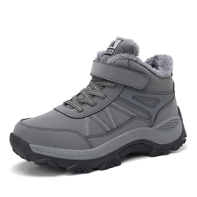 Zapatos de caminar de mediana edad para mujeres invierno nuevos zapatos de algodón para hombres zapatos de calentamiento gruesos zapatos deportivos de madres