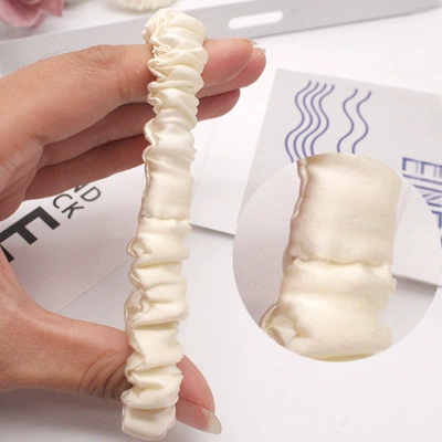 Saç üçün rezinlər | Rope Mulberry Silk Ponytail Holder