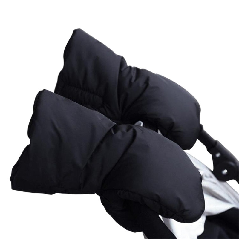 Factory direct baby stroller warm gloves thickened fleece windproof children's car handle warm cover wholesale