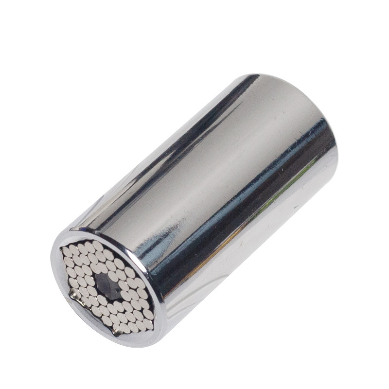 Yunbei メトリックおよびインチ 7-19 ミリメートルソケット 3/8 "六角シャンクアダプター 1/4"-3/4" シルバーラチェットレンチソケット|undefined