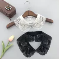 Fashion Hongyuan Fashion Ogendon Внешняя торговля поддельный воротник автомобильного шитья одежда дикий изысканный высококачественный круглый воротник тренда поддельный воротник