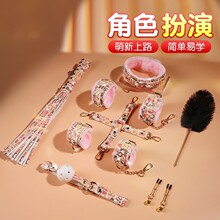 谜姬SM套装十件套手铐皮鞭肛塞捆绑束缚女用夫妻玩具情趣用品批发