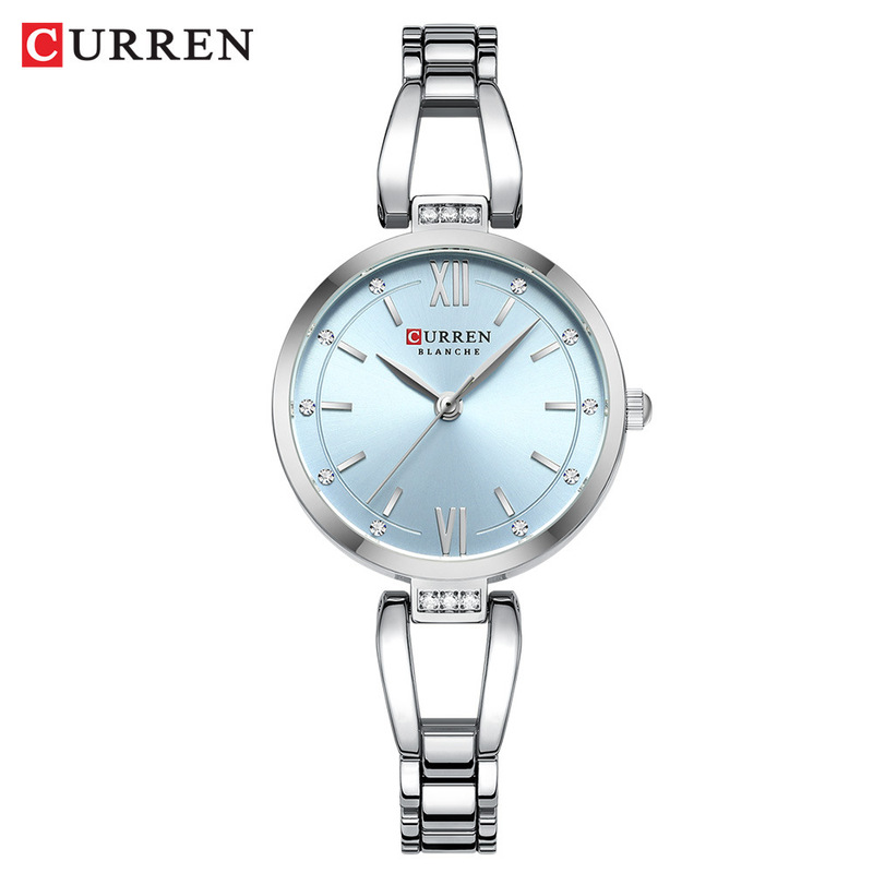 CURREN/Cary 9092 Women's Roman Character Chain Watch Waterproof Small Dial Women's Watch Fashion Watch