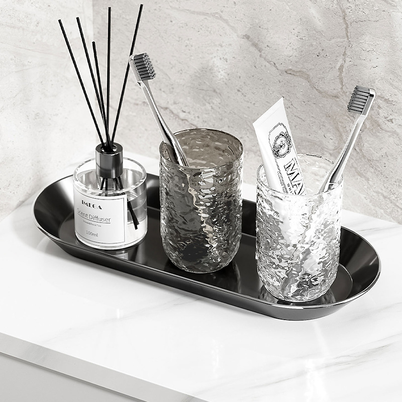 Yimijia Toothbrushing Cup Couple Washing Cup Light Luxury Toothbrush Cup Home Tooth Cup Toothpaste Toothbrush Mouthwash Tooth Tank Toothware