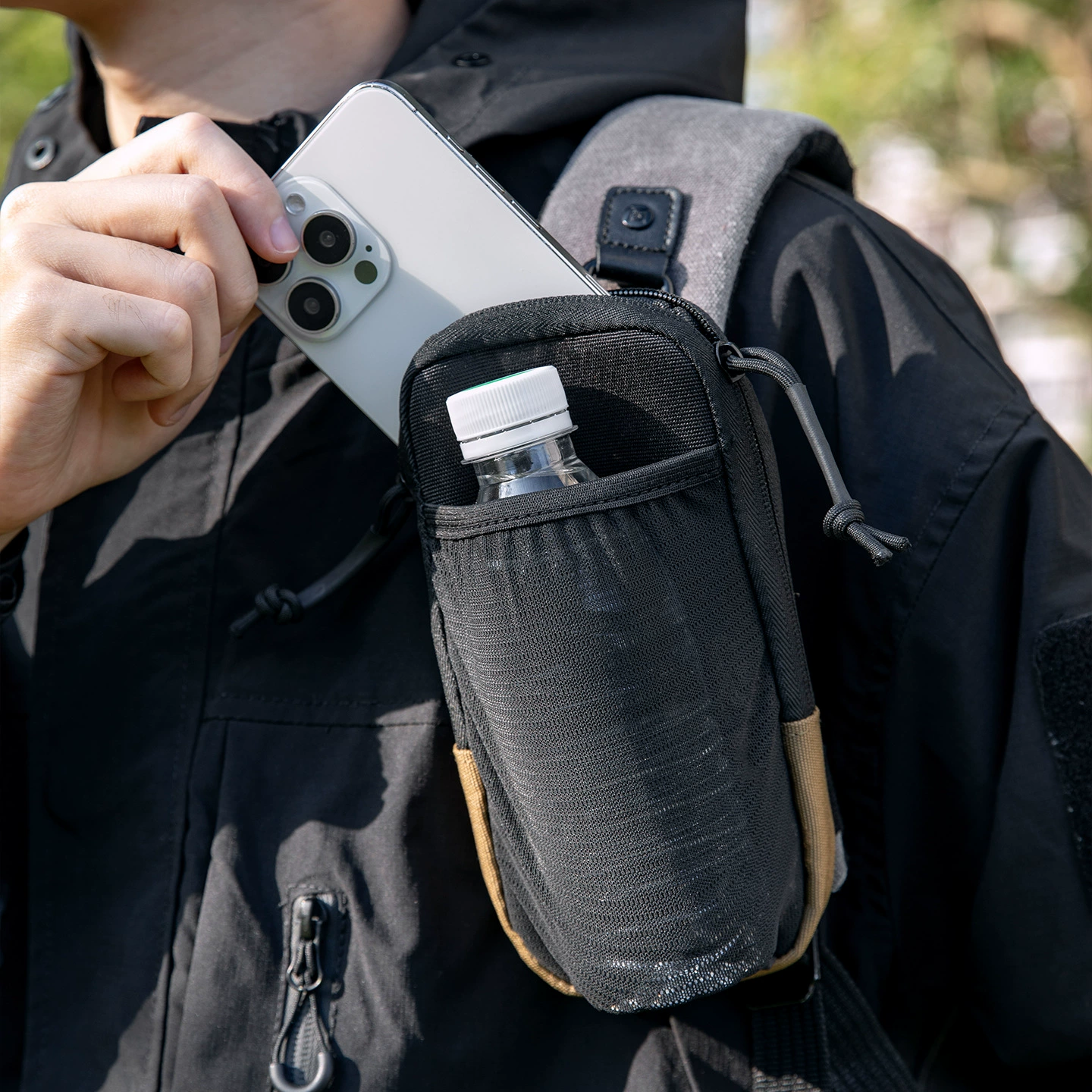 Многофункциональная модная сумка через плечо, универсальная сумка через плечо для повседневных поездок, поясная сумка для активного отдыха, простая маленькая сумка для мобильного телефона.