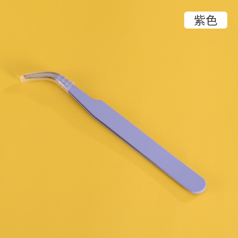Pinzas de manicura de doble cabeza multifuncional con silicona pinzas de cabeza recta herramientas de manicura de aleación herramientas de abrazadera especial para manicuristas