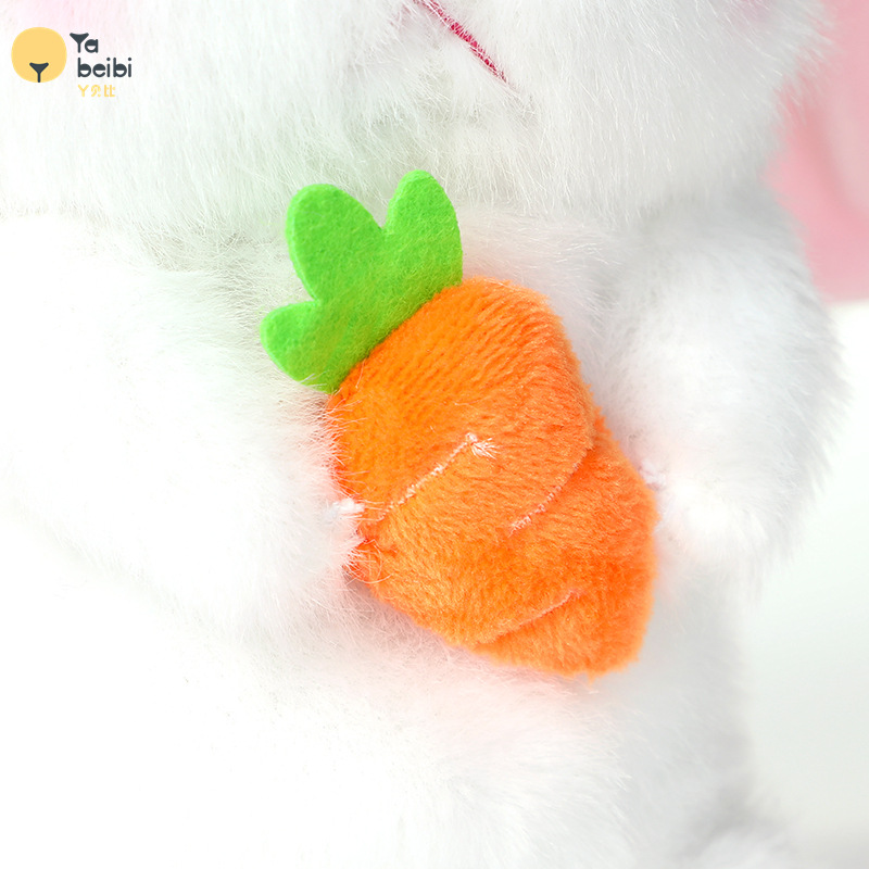 Cartoon Yabi Magic Sound Electric Rabbit, Recording and Moving Electric Shaking Plush Toy, Electric Hamster Toy