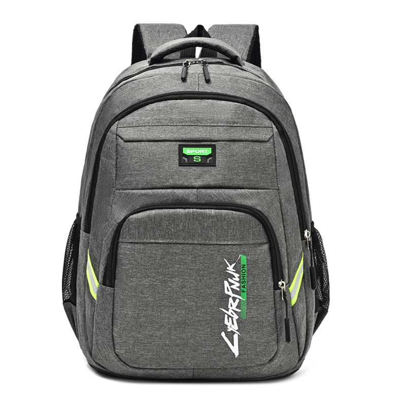 Nueva mochila de hombro simple para hombres de gran capacidad de negocios ocio viaje mochila de computadora de escuela secundaria mochila de estudiantes universitarios