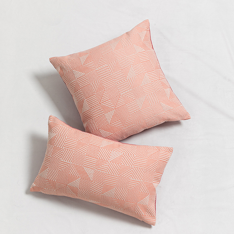 New Polyester Cotton Jacquard Pillow Sofa Cushion Bedside Cushion_voghion.com