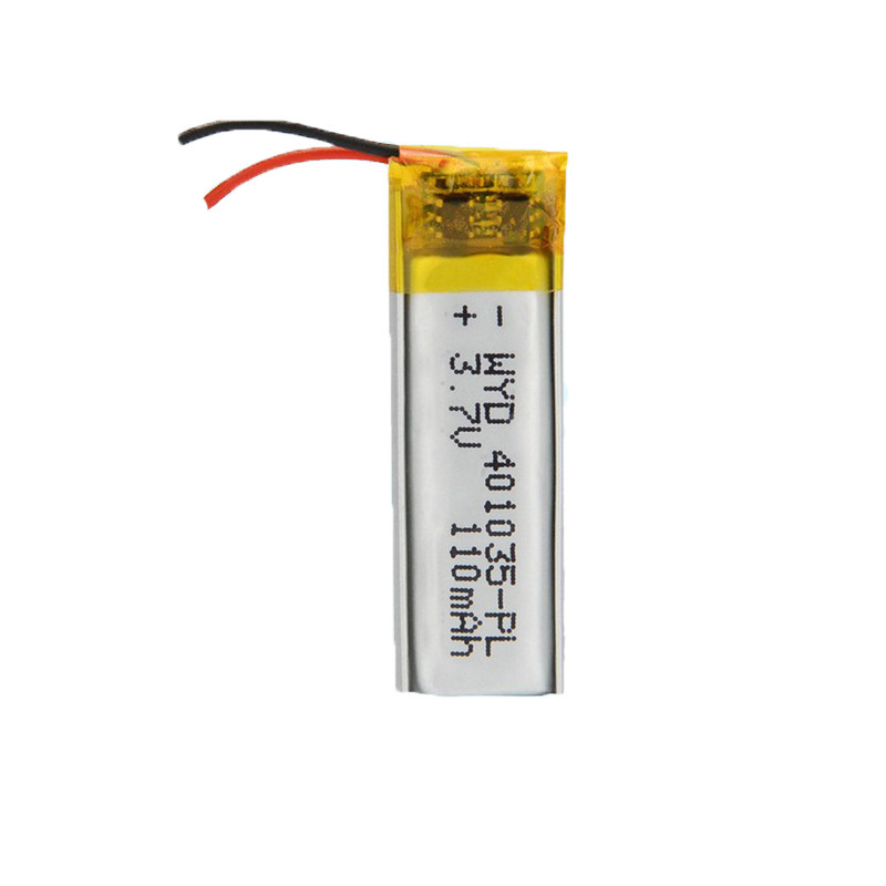 401035ポリマーリチウム電池110mah 3.7v bluetooth首付きイヤホン知育玩具電池|undefined