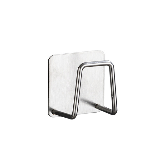 Stainless steel sponge drain rack, wire ball, sink cover, storage shelf, wall-mounted pot hole, kitchen hooks