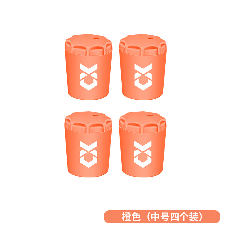 Qianrui nueva caña de Luya, cubierta protectora de silicona de bloqueo trasero, cubierta de bloqueo trasero, caña de pescar antideslizante, accesorios de pesca de bloqueo trasero