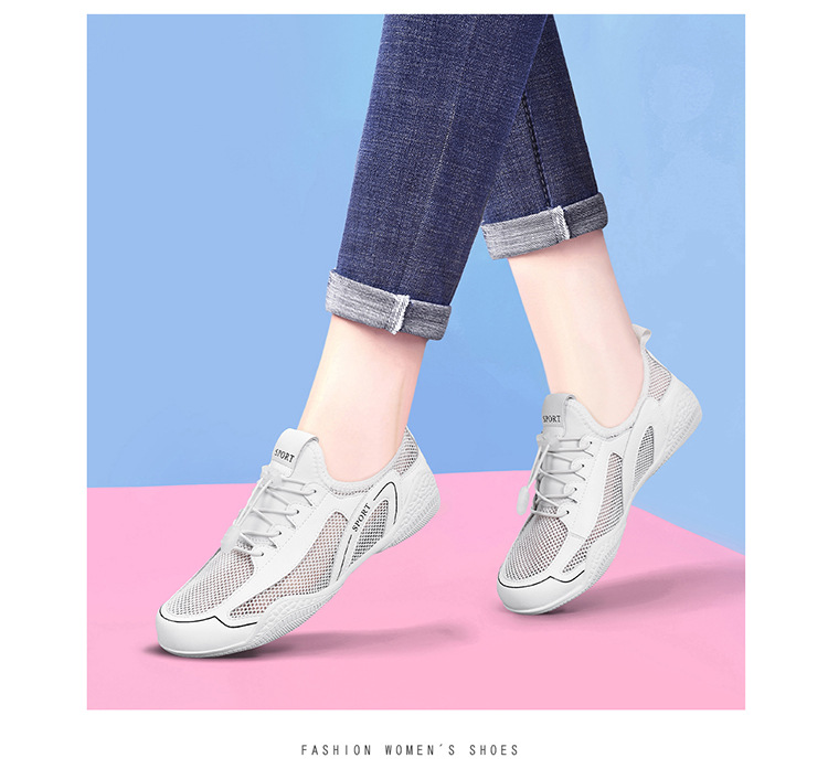 Giày sneaker nữ da thật lưới thoáng khí mùa hè 2025 nhẹ êm chống trượt — DH 58365m Xám (Mẫu rỗng), DH 58219 màu trắng (mẫu rỗng), DH 58618m Xám (Mẫu rỗng), DH 58278 màu xám (lớp lót đơn) chi tiết 11