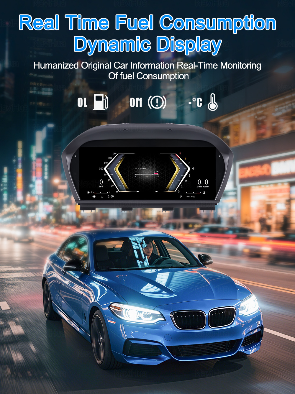 Suitable for Bmw 1234567 Series Lcd Instrument Panel with Carplay Function Hud Eight-Theme Car Dashboard