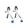 Black clip + sea blue bell