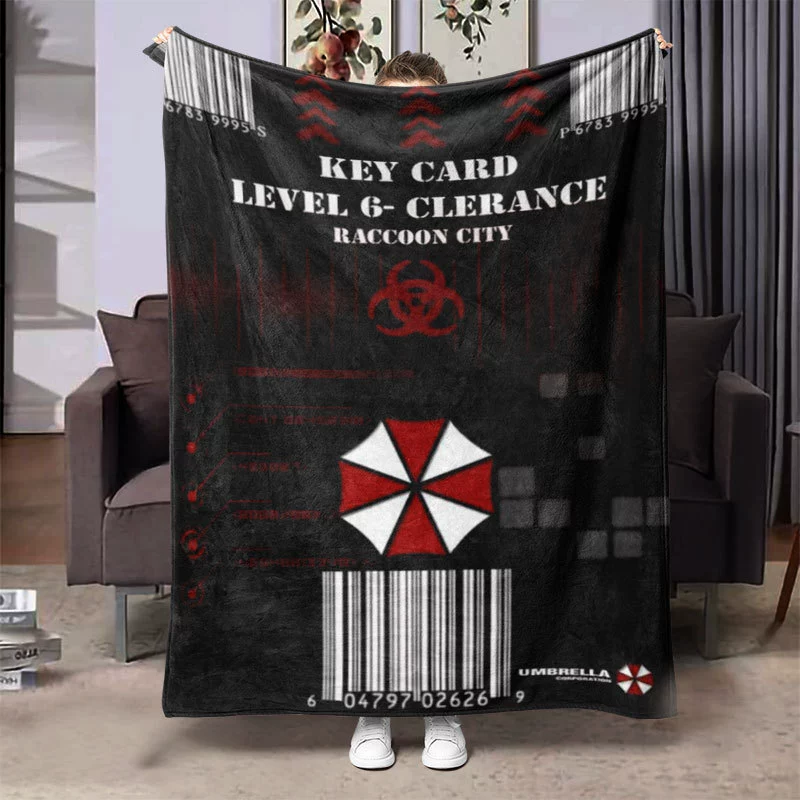 Цельное персонализированное стильное фланелевое одеяло с принтом, многофункциональное подарочное одеяло на все сезоны