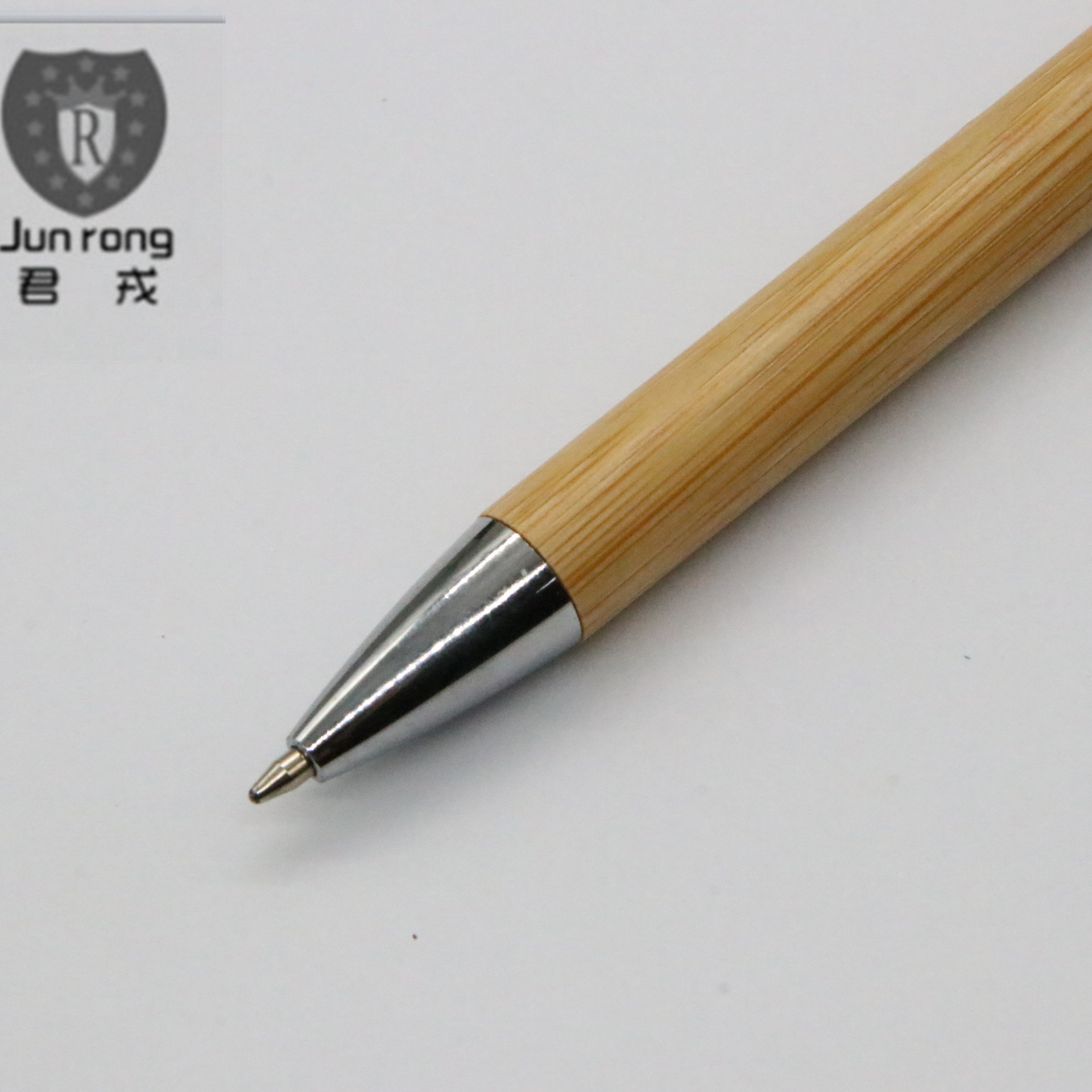 Bambú pluma táctil bolígrafo pluma de la prensa pluma de metal clip aerosol pintura bolígrafo madera de bambú