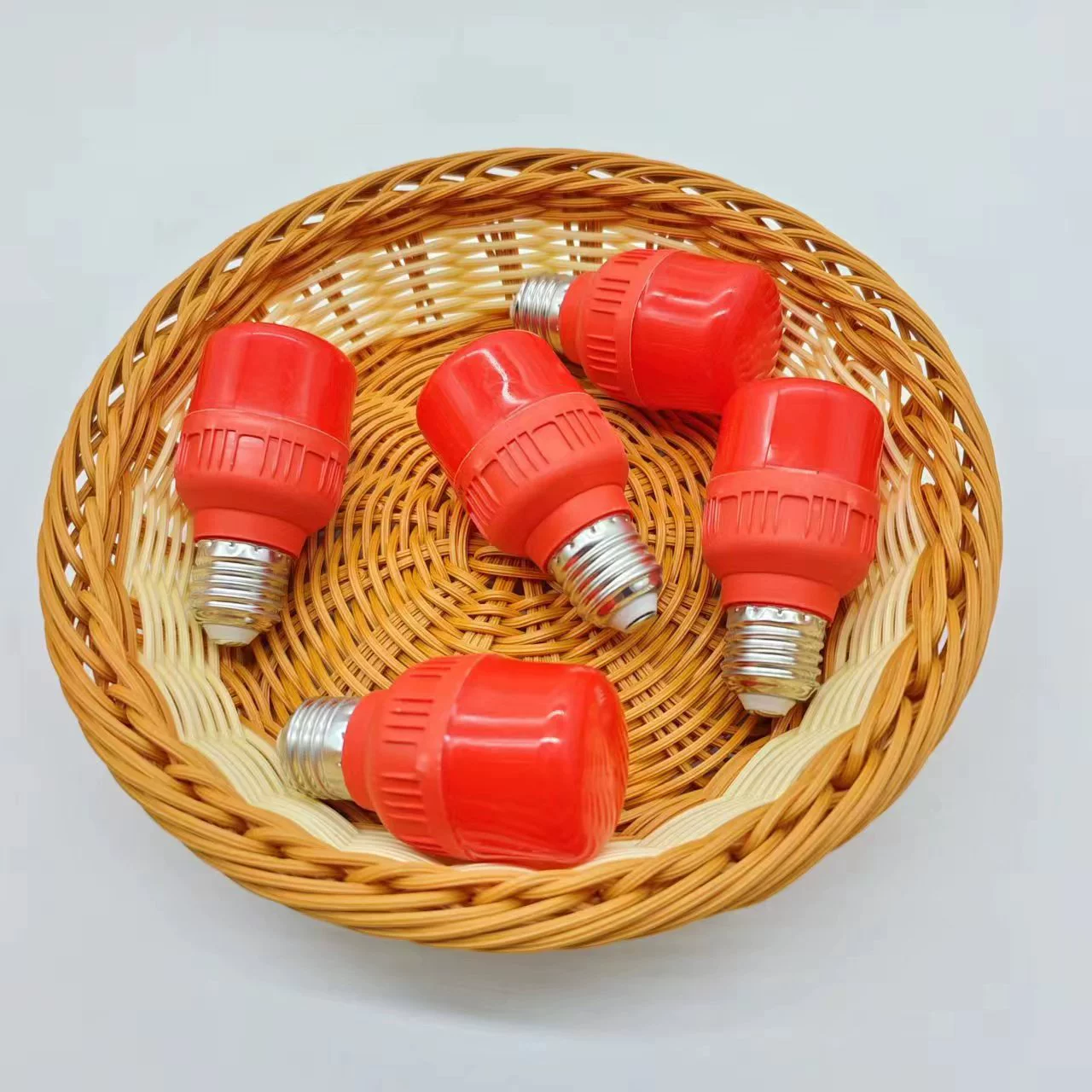 LED10W красный высокий богатый красивый мяч красная лампочка новогодняя праздничная 220V рождественская декоративная лампочка один юань источник