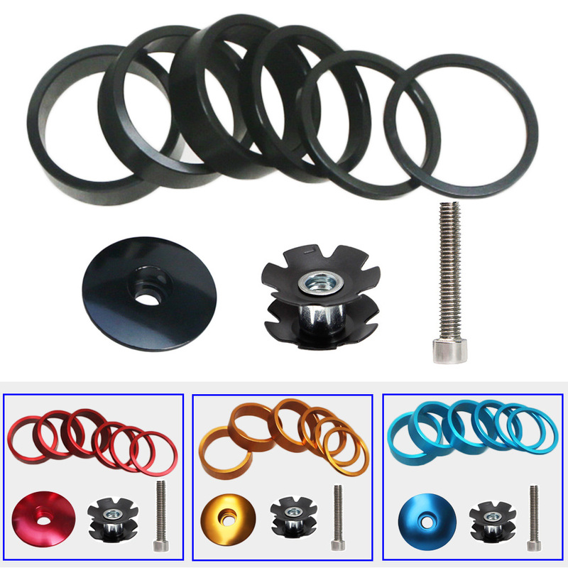 Bicycle front fork washer pad Cup 3mm handle riser gasket heightening pad ring 28.6mm Bowl set accessories 5mm10mm