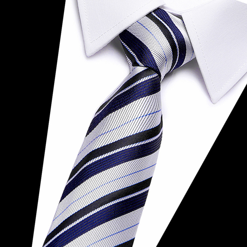Polyester Silk 8cm Business Men's Formal Wedding Studio Tie_voghion.com