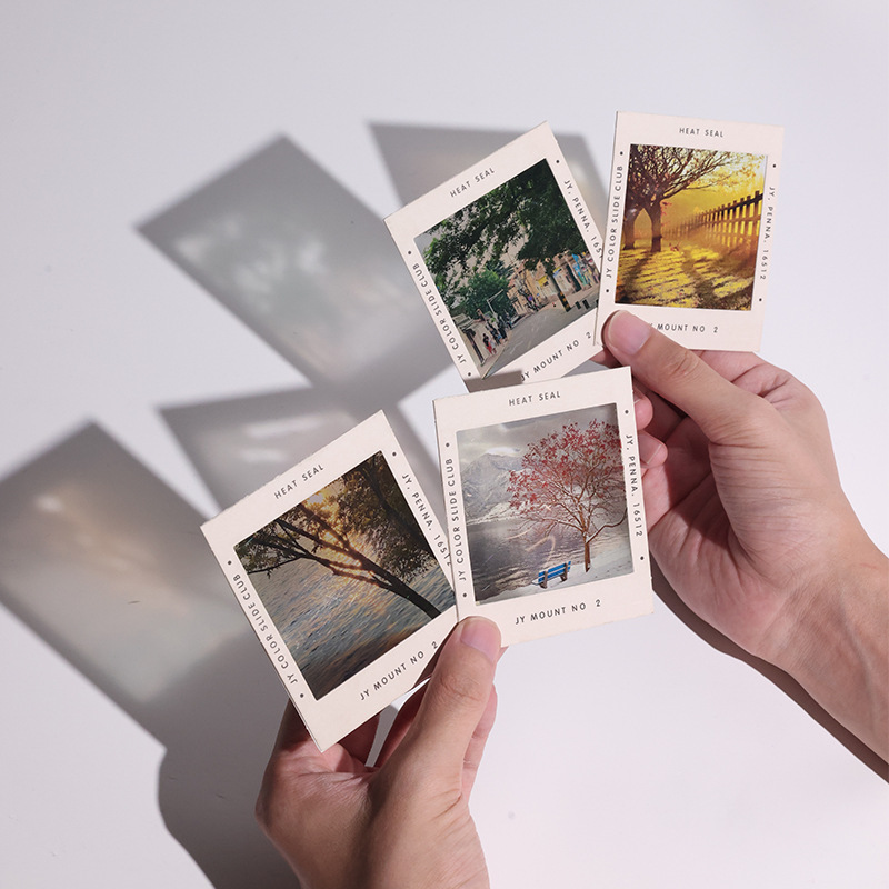 Chrome Color Light and Shadow Film Reversal Film Photo Development Star Chasing Gift Commemorative Transparent Polaroid