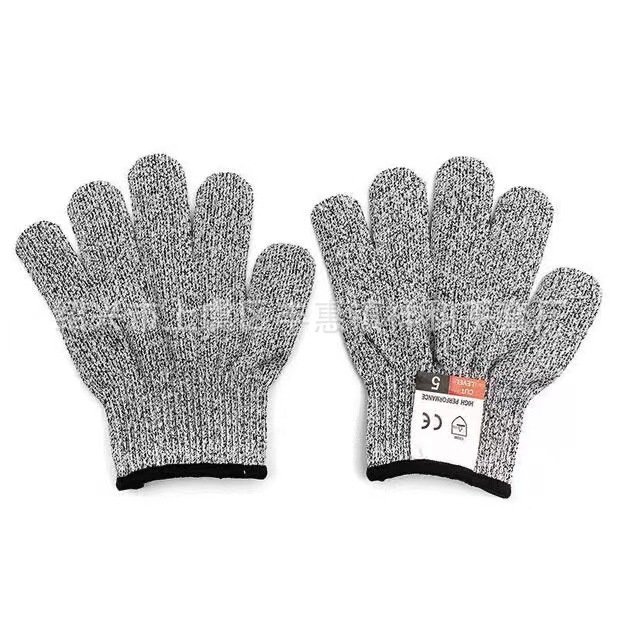Guantes anti-corte de nivel 5 al por mayor de fábrica, jardinería de cocina de grado alimenticio, guantes de protección contra la pesca anti-corte, protección laboral resistente al desgaste