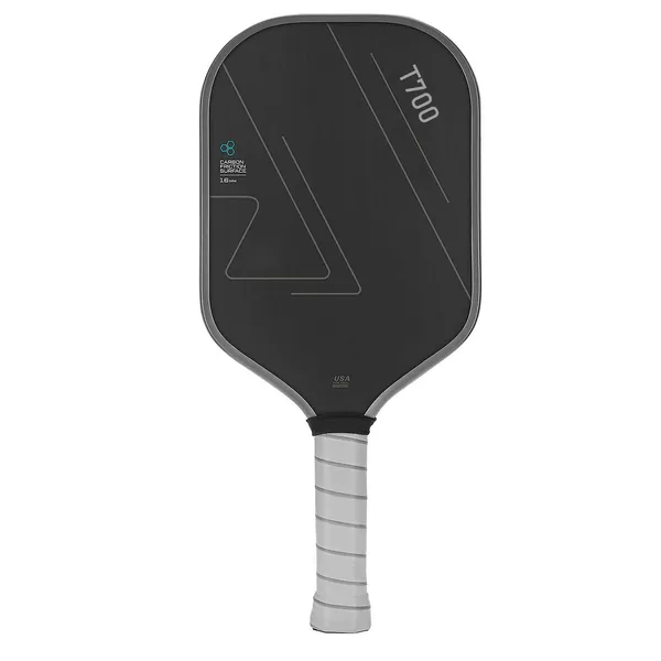 In-Stock T700 Fabric Texture 16mm Matte Carbon Fiber Pickleball Paddle Competition Racket Custom Pattern Competition Pickleball Paddle