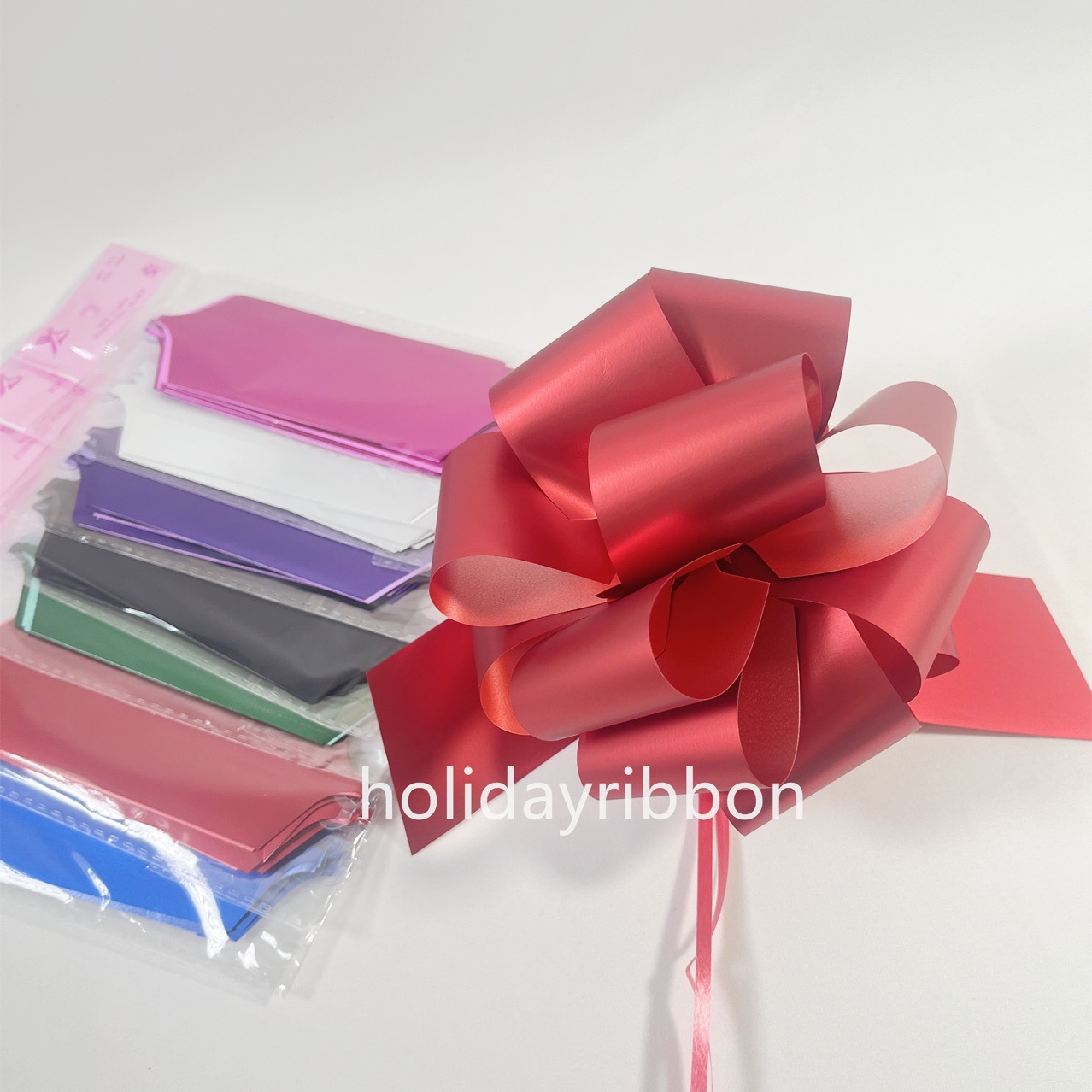 Nuevo transfronterizo 50 # gran estereoscópico matriz de flores de Navidad embalaje de regalo de flores mano fabricantes de cinta colorida al por mayor