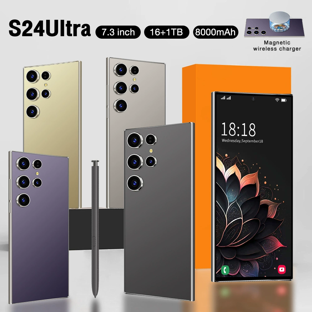 Эксплойтивный кросс-борт мобильный телефон S24 ULTRA большой экран 16+1T иностранная торговля смартфон фабричная цена оптом (взрывной модель)