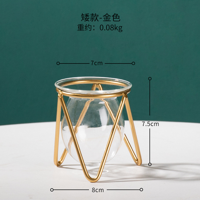 짧은 모델 - 황금 수경 장식품