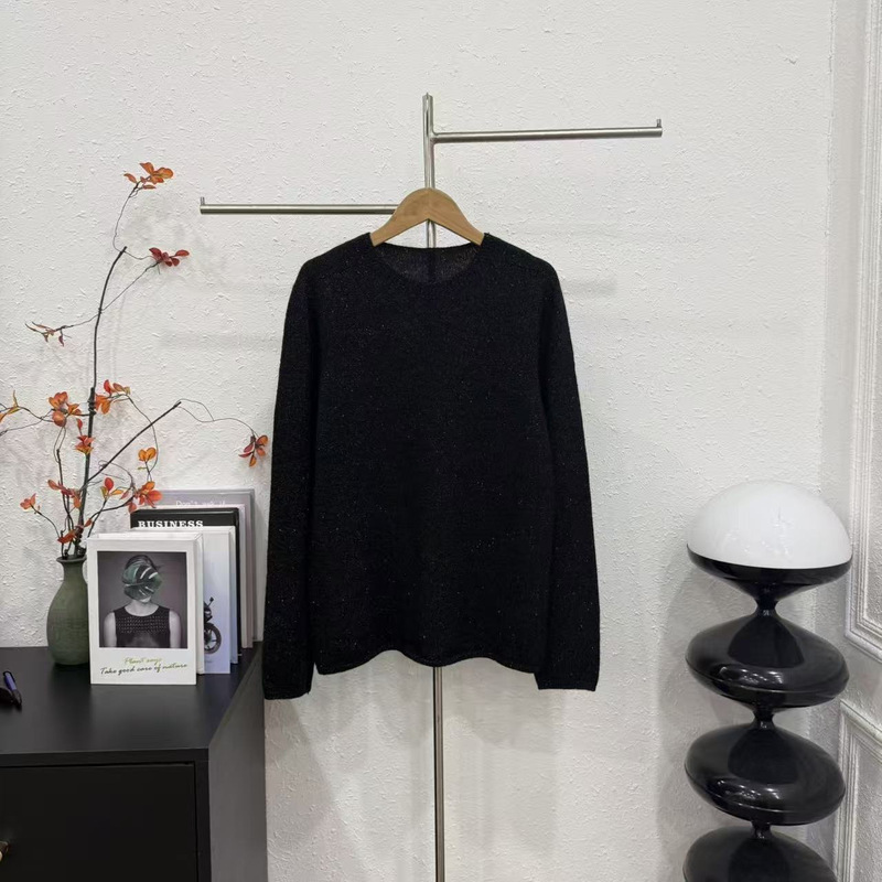 "Airy Glutinous Golden Bean" round neck versatile 15% cashmere 85% wool one-piece construction super comfortable 2609 "Airy Glutinous Golden Bean" round neck versatile 15% cashmere 85% wool one-piece construction super comfortable 2609