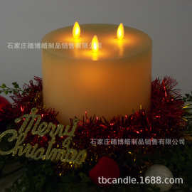9寸无香味led电子蜡烛灯仿真蜡烛灯家居装饰氛围就酒店餐厅装饰