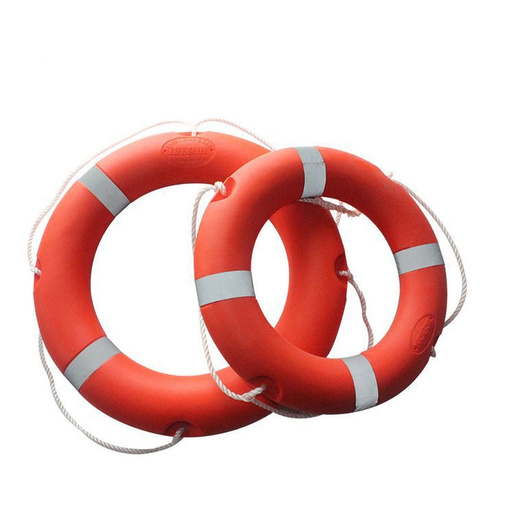 防汛应急船用救生圈 成人救生圈 2.5公斤塑料防汛游泳救生圈