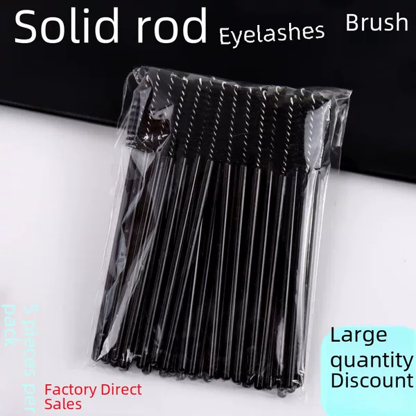 Cross-Border Manufacturer Eyelash Spiral Brush Crystal Solid Rod Eyelash Comb Grafting Eyelash Curler Beauty Tools Eyelashes Eyebrows