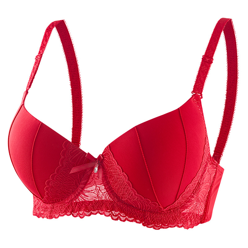 Bra de anillo de acero transfronterizo de encaje francés, taza de palma, Aliexpress, bra de ropa interior de comercio exterior de Amazon.