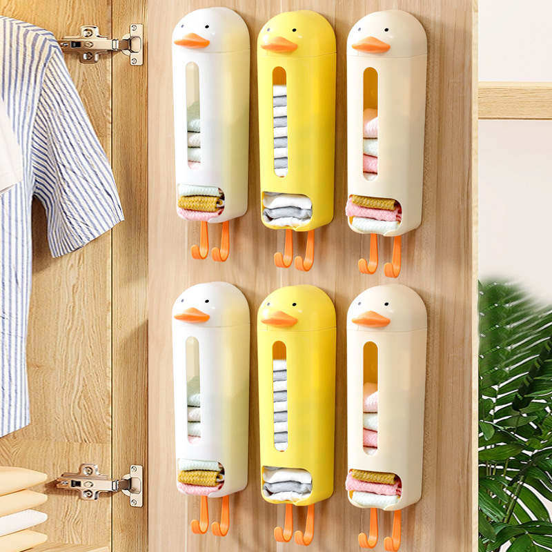 Penguin Intimates Storage Box Home Wardrobe Wall-Mounted Intimates and Stockings Storage Socks Storage Tool Hanging Type Penguin Intimates Storage Box Home Wardrobe Wall-Mounted Intimates and Stockings Storage Socks Storage Tool Hanging Type