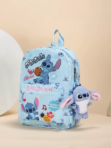 Stitch Children's Backpack Cartoon School Bag Kindergarten Student School Bag Cute Backpack Versatile Girls Backpack