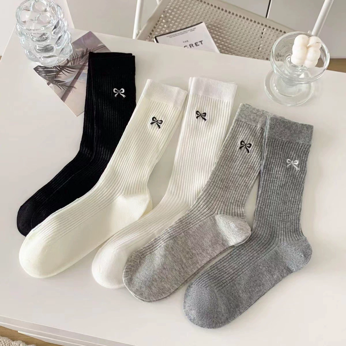 Retro Japanese summer knee socks
