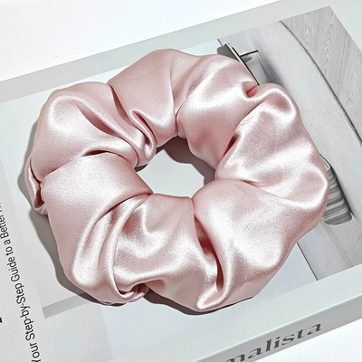 Saç üçün rezinlər, Size High-End Hair Accessory for - 30mm-6cm-hair-tie-lotus-powder