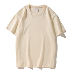 Custom logo workwear short sleeve t-shirts, pure cotton round neck cultural advertising shirts, printed blank t-shirts, wholesale