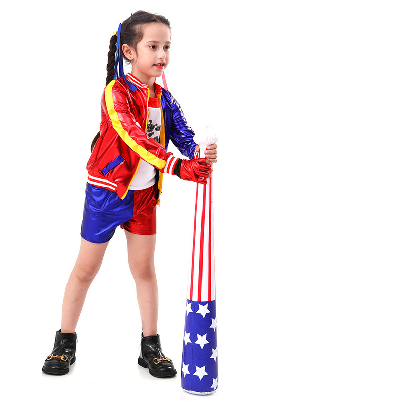 Halloween Suicide Squad cos Harley Quinn Clown Female Wig Performance Costume in Large Stock