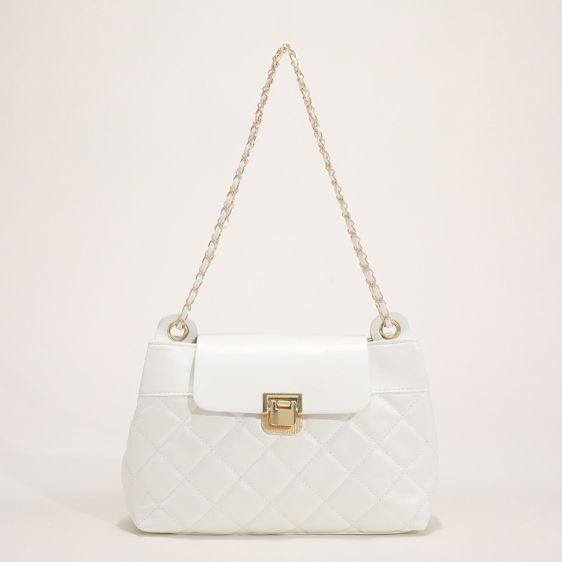 Bolso de cadena rombo bolso de mujer 2023 Nueva celebridad de Internet moda todo partido exquisito bolso de mensajero estilo Chanel bolso de hombro de las mujeres